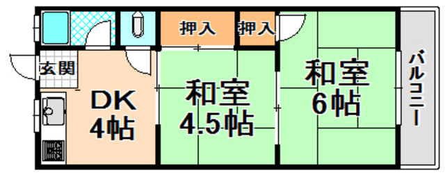 第2グリーンハウスの間取り