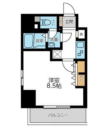 【小田原市栄町のマンションの間取り】