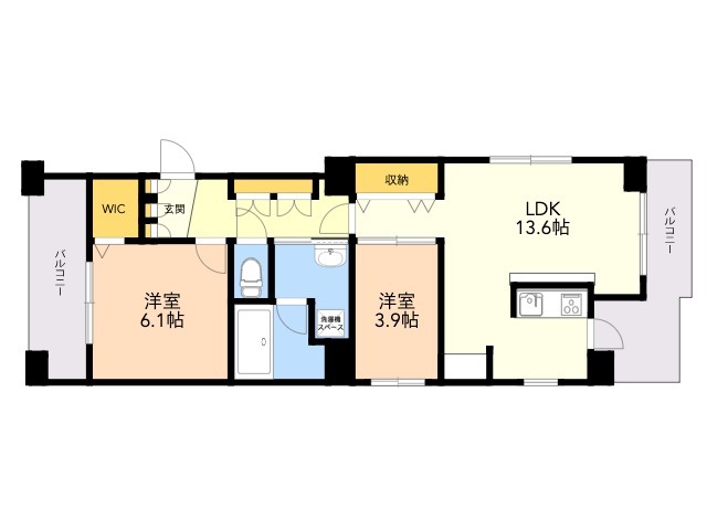 ＭＯＤＥＲＮ　ＰＡＬＡＺＺＯ高宮の間取り