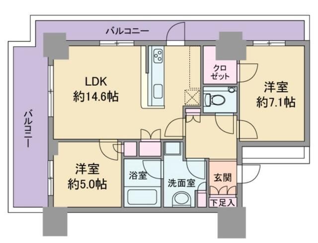 ザ・レジデンス一番町の間取り