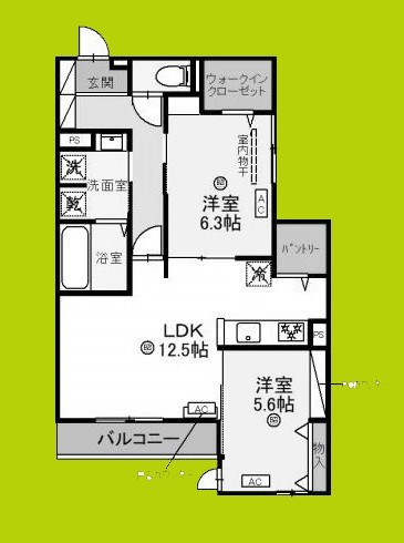 クラシスト長居西の間取り