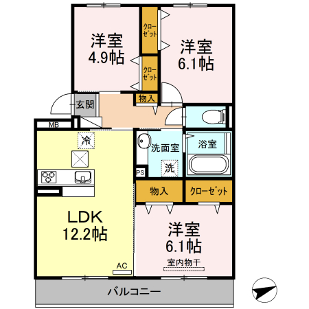 【ジュアン寺家の間取り】