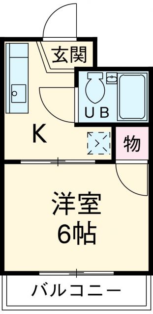 刈谷市築地町のマンションの間取り