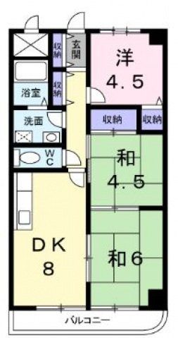 【アルカザーレ国分西の間取り】