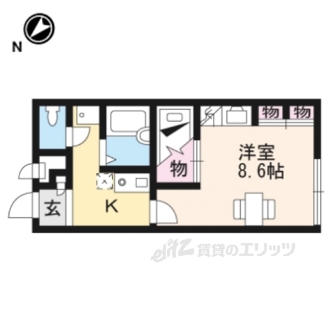 レオパレスメルシーの間取り