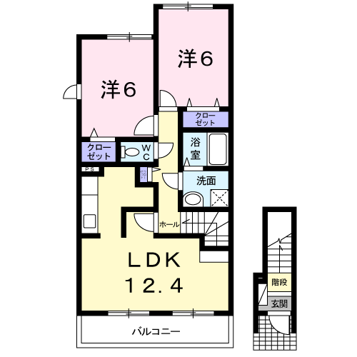 ラッフィナートの間取り