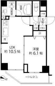 港区南麻布のマンションの間取り