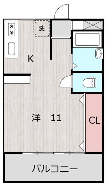 コスモ高千穂の間取り