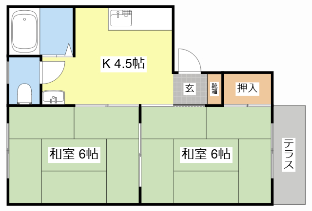 レークハイツの間取り