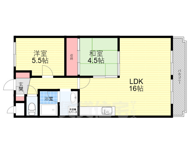 ビスタ萩原台 1号棟の間取り