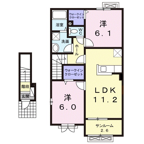 サンリット　アークIIの間取り