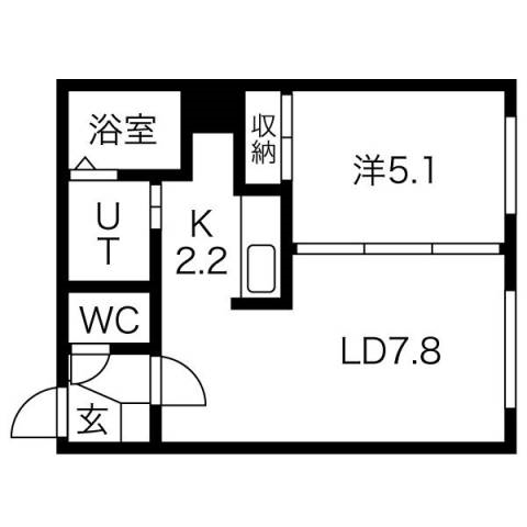 Alegria南7条（アレグリア南7条）の間取り