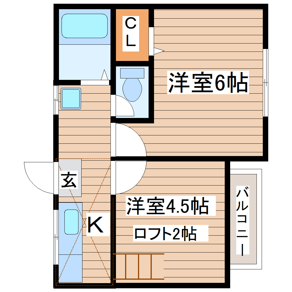 サニーライフ郡山の間取り