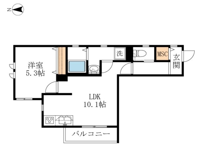 グランツ祖師谷大蔵の間取り