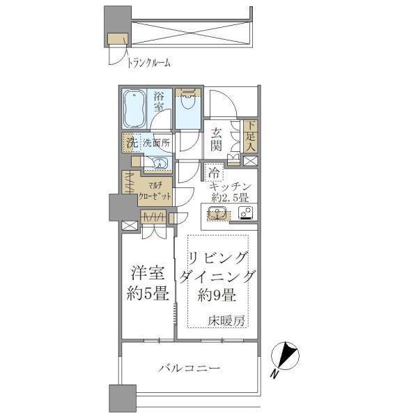 江東区有明のマンションの間取り