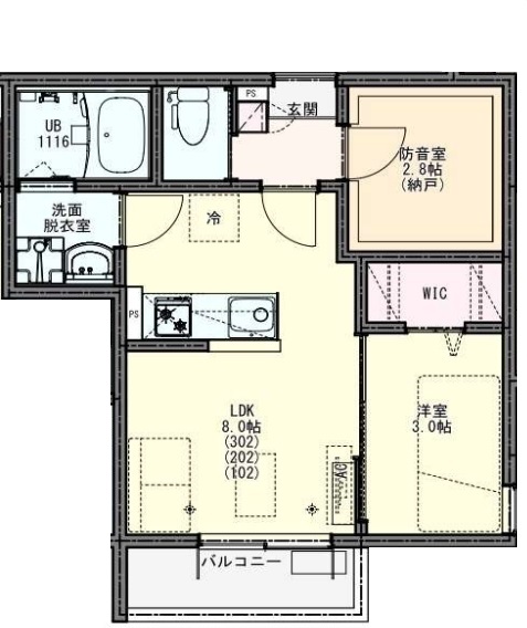 KIS松戸市馬橋アパート2期の間取り