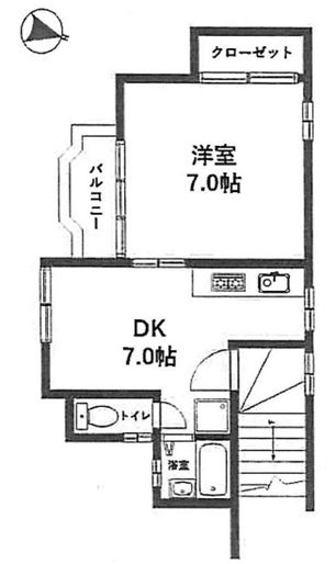 コーポツカモトの間取り