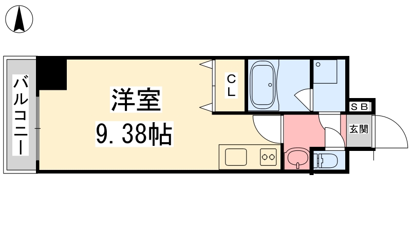 ドルーク道後今市の間取り