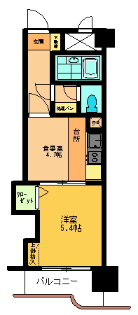 ライオンズマンション細沼の間取り