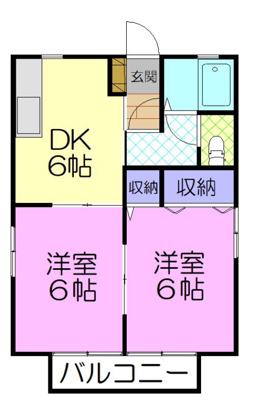 リバティオオツカの間取り