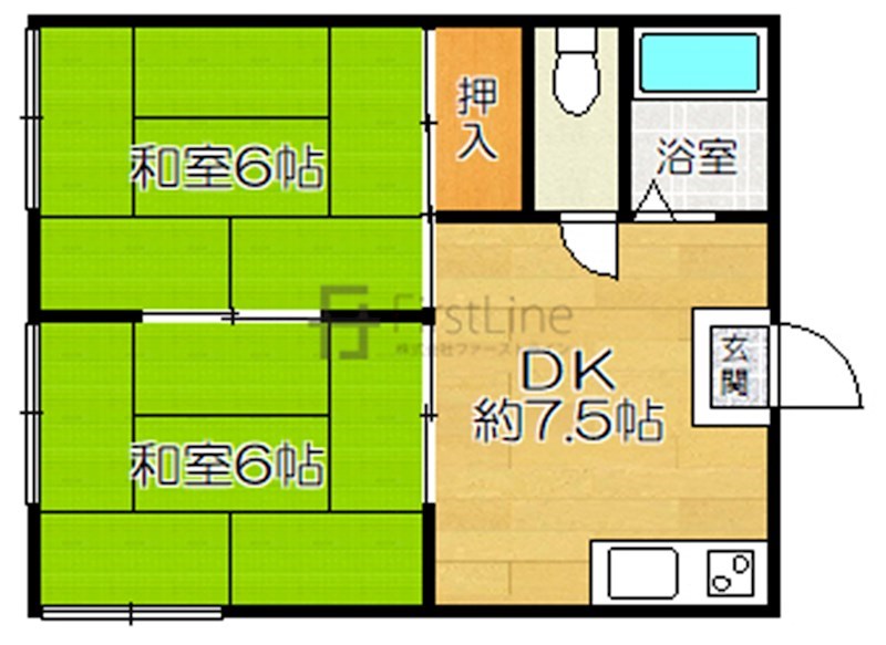 桜ハイツの間取り