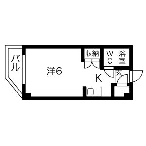 カーサニイミの間取り