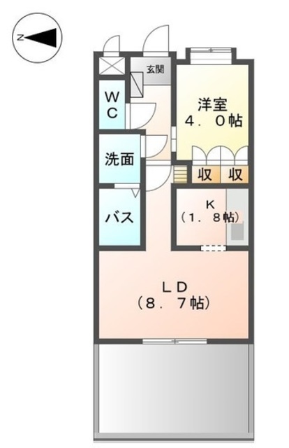 アクアマリンＫの間取り