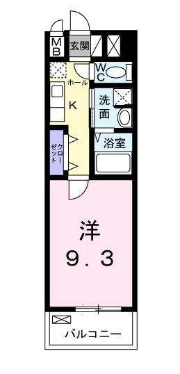 グランコリーヌ．Ｋの間取り