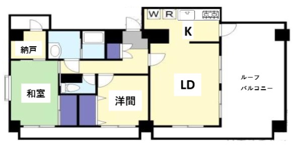 【葛飾区西亀有のマンションの間取り】