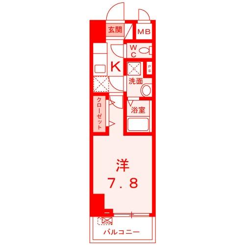 スアヴィス横須賀中央の間取り