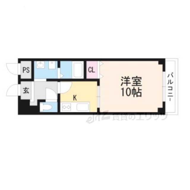 アンプルールフェールヒカリ櫻代の間取り