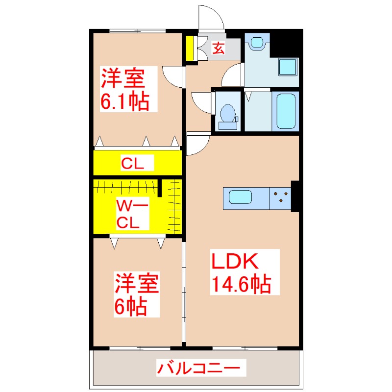 ブランニュー M_間取り_0