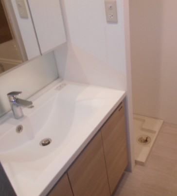 洗面設備　嬉しい独立洗面台