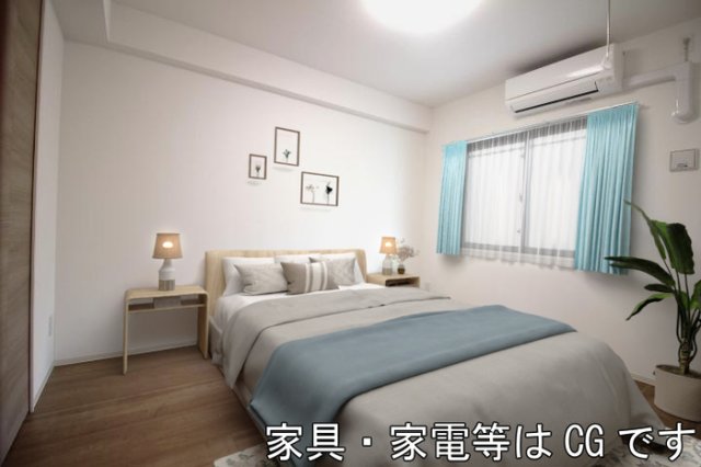 居室・リビング　洋室【家具・家電はCG】