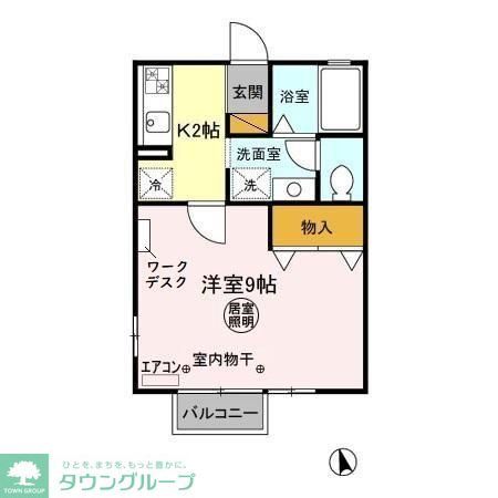 メゾン・ド・ルミエール Bの間取り写真
