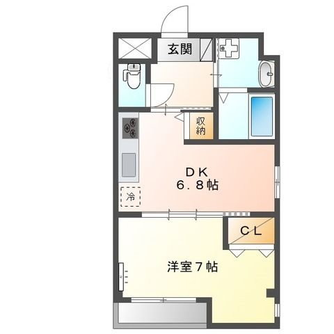 東急東横線 元住吉駅 徒歩13分 3階建 築13年の間取り写真