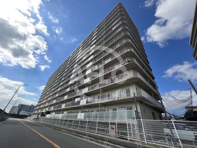 建物外観　ファミリープラザ朝潮橋B棟　外観