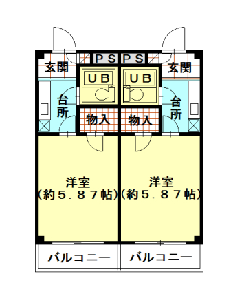 リバティ丸之内の間取り