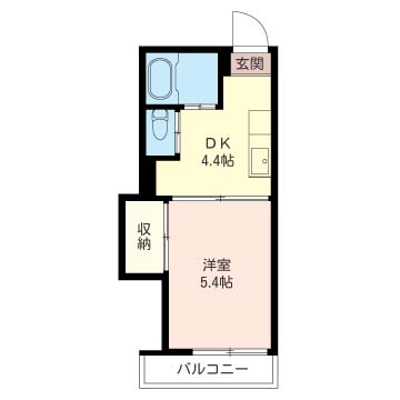 アズール湘南　（2F)の間取り