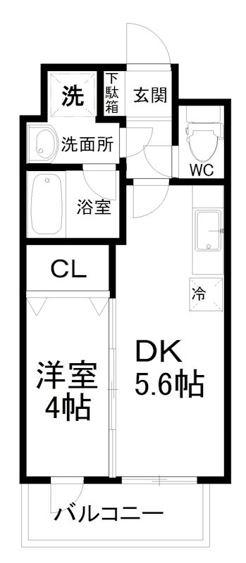 エルスタンザ子平町の間取り