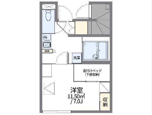 レオパレス観音寺の間取り