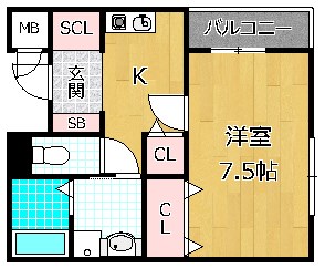 マノリアＷｅｓｔの間取り