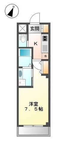 川崎市川崎区田島町のマンションの間取り