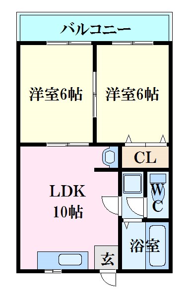 デュウオコート東雲本町の間取り