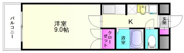 春日市大土居のマンションの間取り