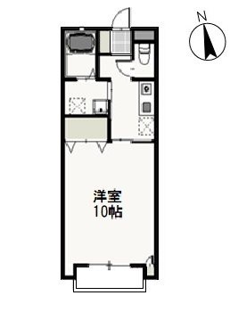 サンハイツ福富の間取り