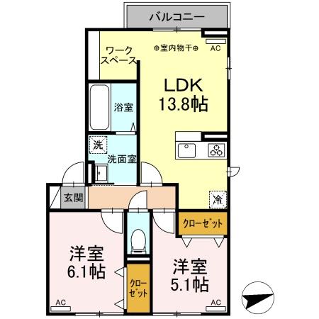 グランチェスタ三河の間取り