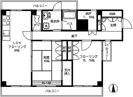 K&IIビルの間取り