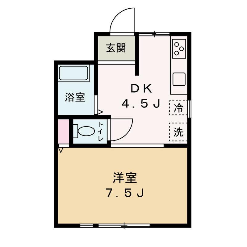 八重原ハイムの間取り