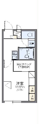 レオパレスフォーレストの間取り